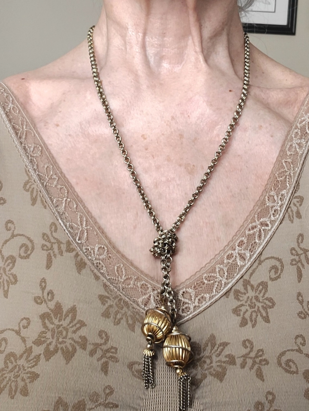 Vintage Tassel Necklace